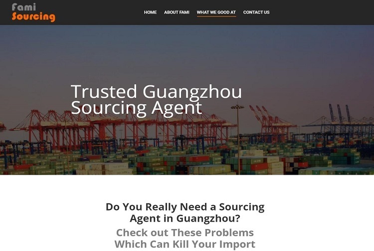 fami-sourcing agent in guangzhou