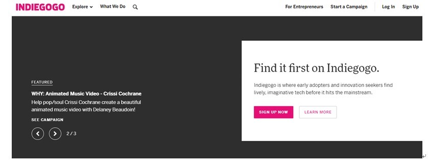 Indiegogo-To-Find-Trending-Products