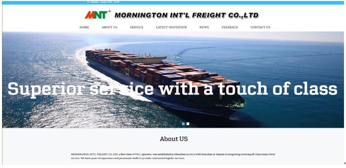 Mornington International freight