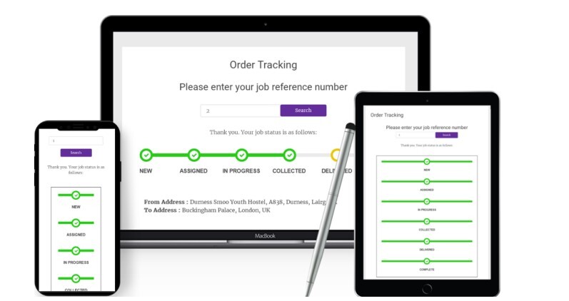 Track the order using Shein mobile app