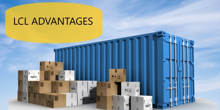 Advantages of LCL shipment
