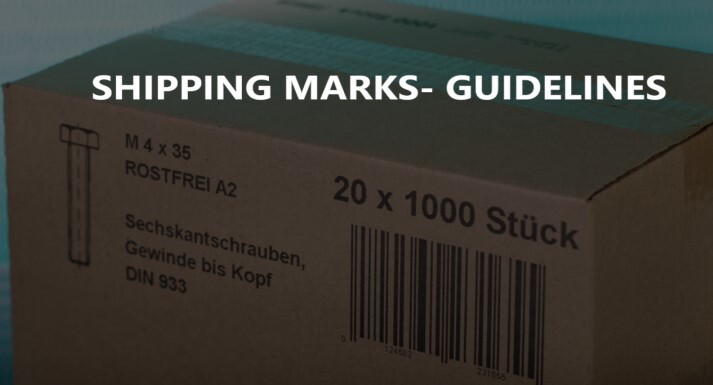 Guideline for Proper Shipping Marks