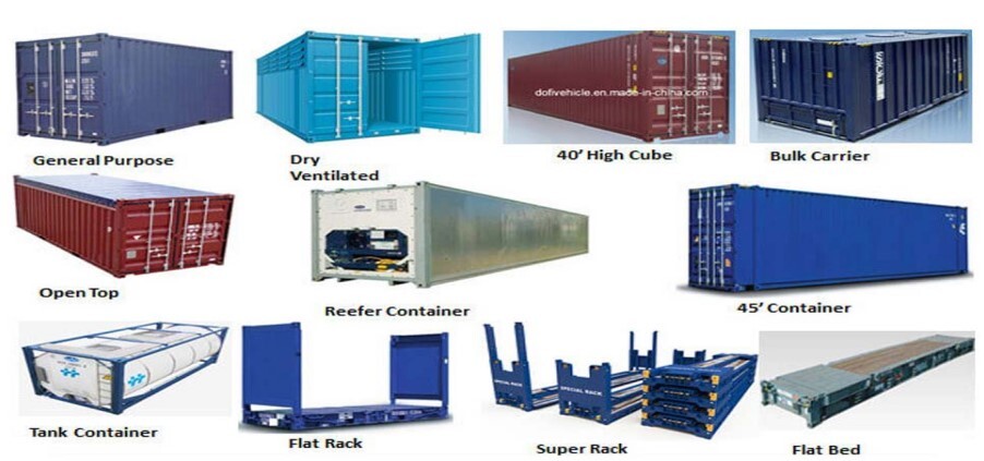 container types that are most appropriate for your goods