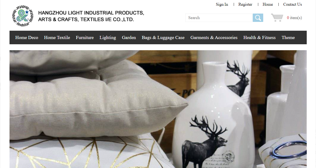 Hangzhou Light Industrial Products, Art & Crafts, Textiles I/E CO LTD