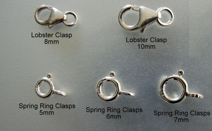 Spring ring clasps v/s lobster claw clasps