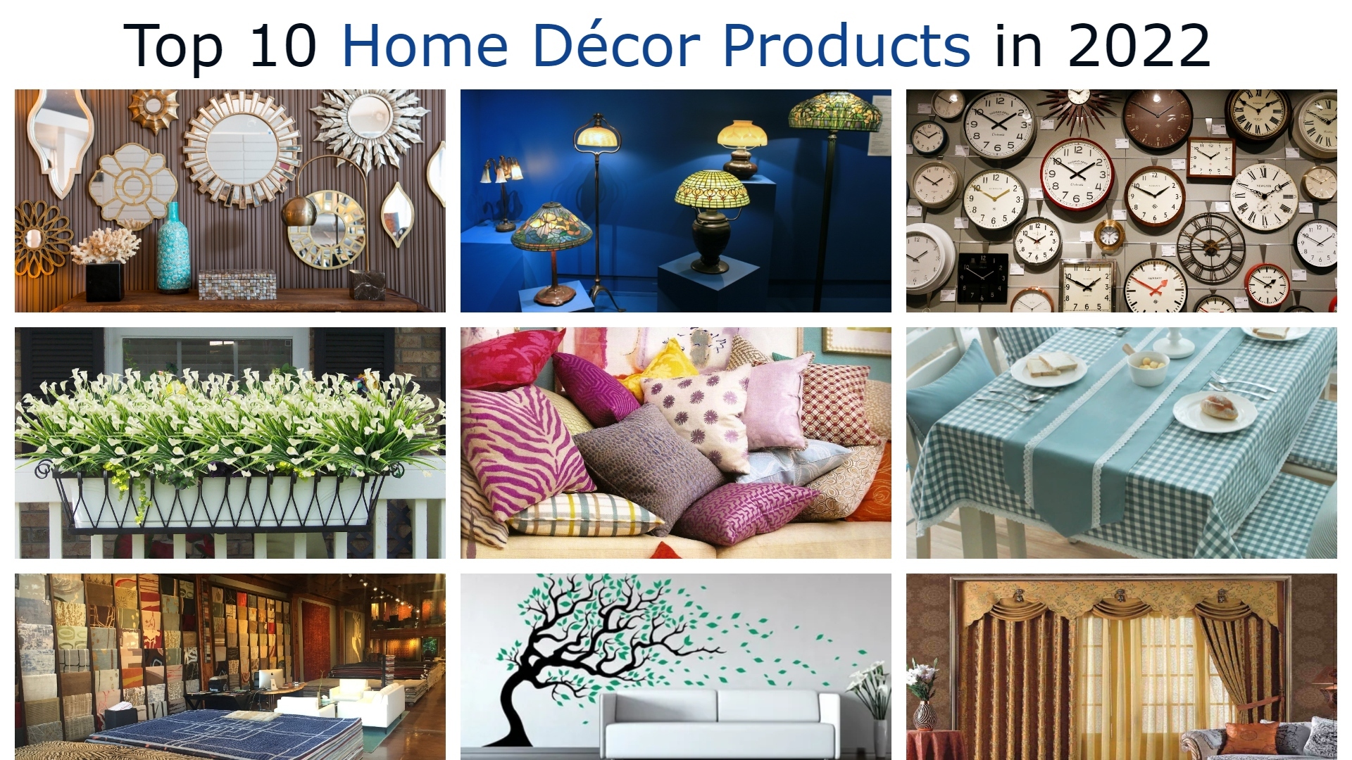 Top 10 Home Décor Products in 2022