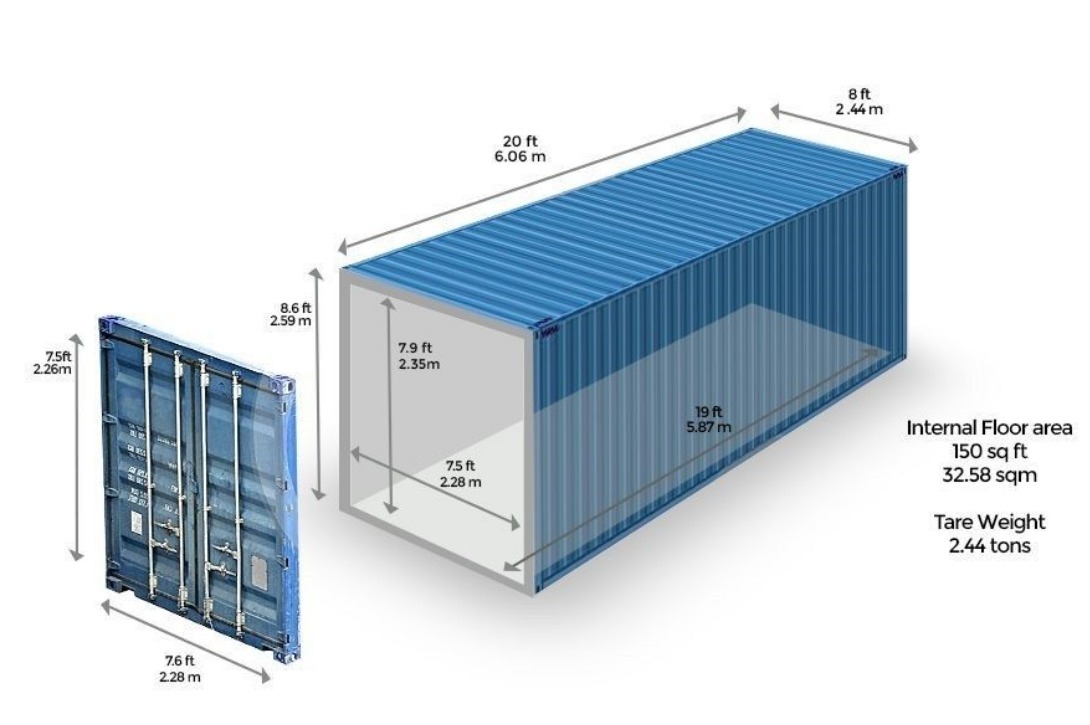 20-foot Container Dimensions