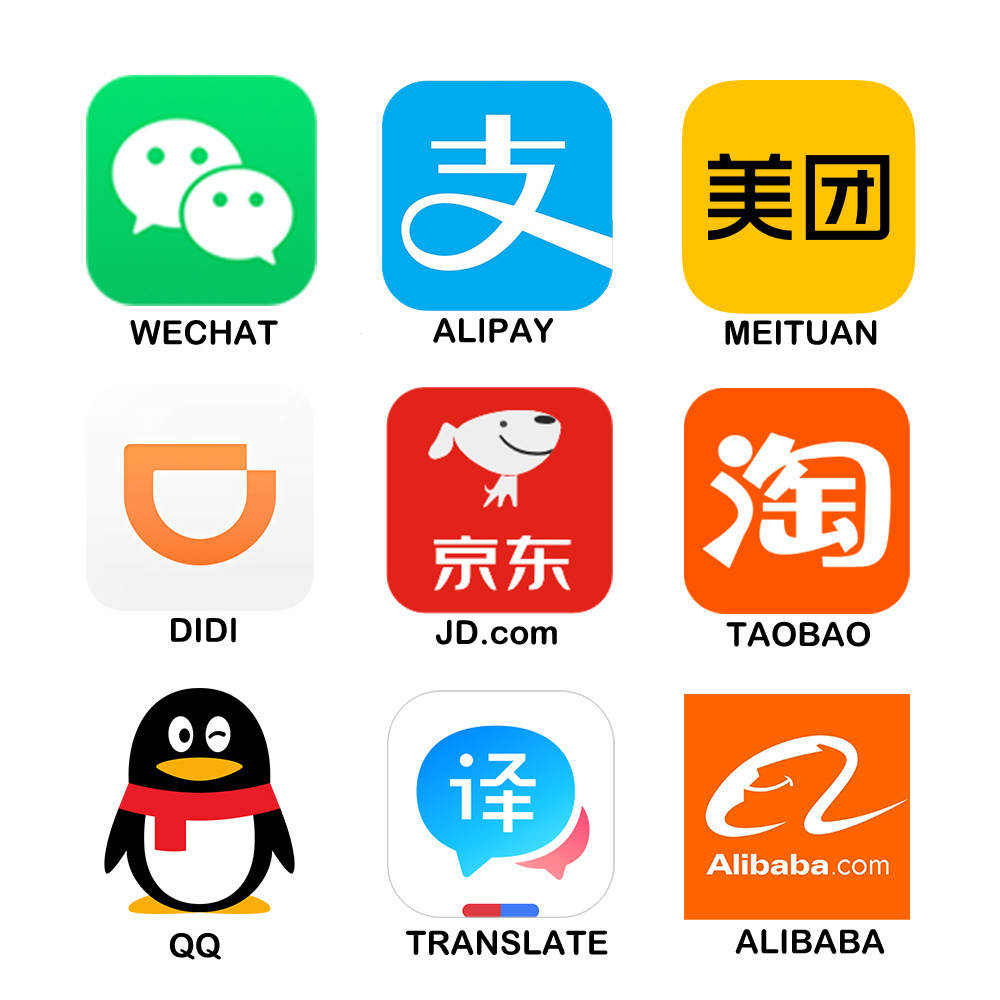9 Apps used in China