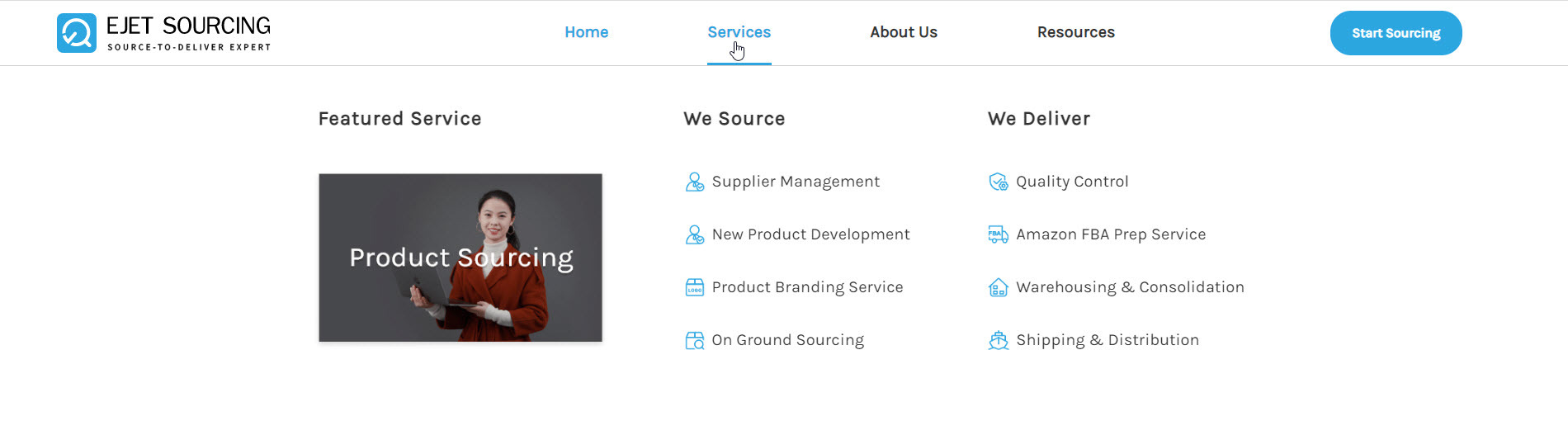 EJET Sourcing Services