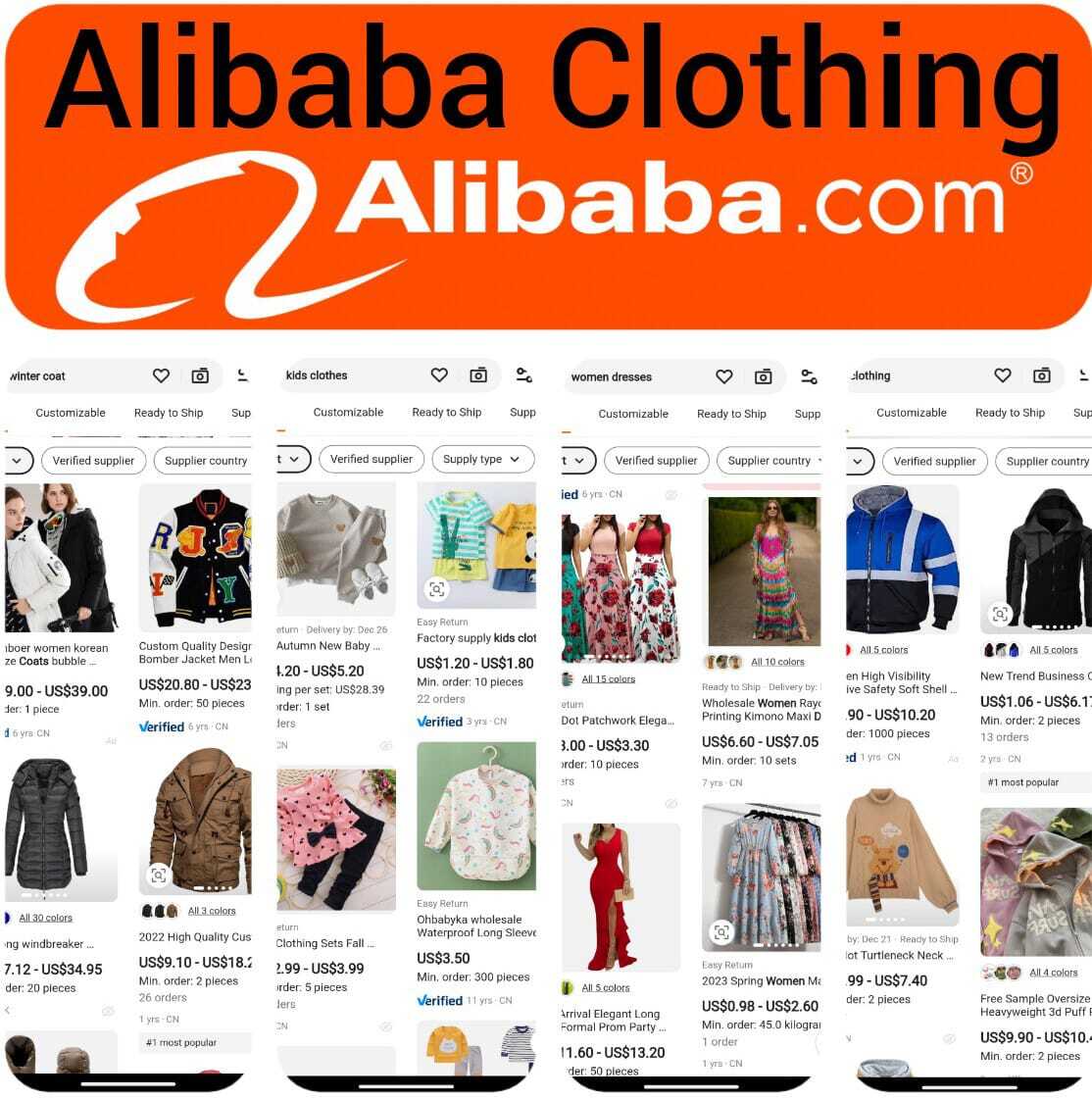 alibaba clothing suppliers